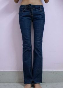 Blue Bootcut Jeans