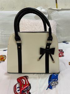 Chic Bow Accent Handbag