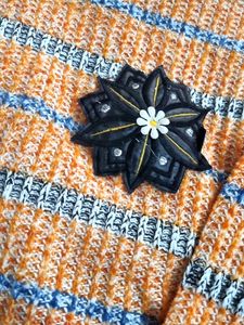 Unique Knitted Top &amp; Padded Pants Set