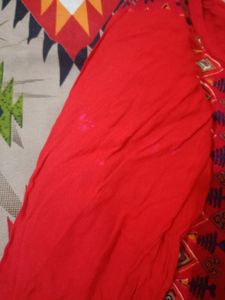 Red Sharara Suit