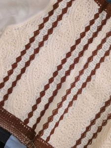 Lace Detail Cropped Cardigan