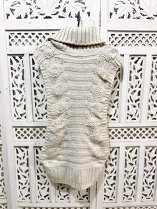 ✈️ Imported Sleeveless Knit Turtleneck Vest C