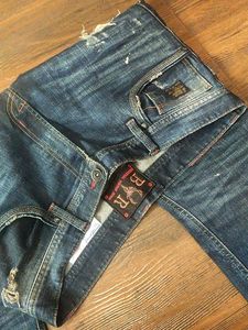 Distressed Denim Jeans