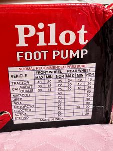 Pilot Foot Pump