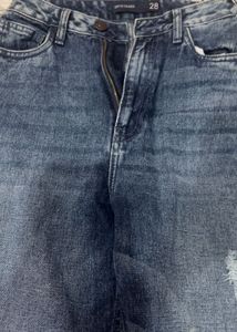 Ripped Knee Denim Jeans