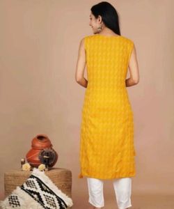Yellow Kurti (M) Size