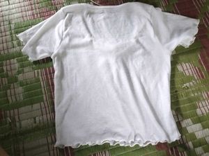 White Bow Tee