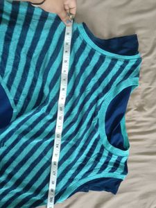 Striped Blue Top
