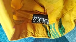 Yellow Graphic Print Kurti