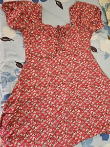 Floral Print Mini Dress