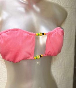 Tops For Rs.99 Only Pink 🩷 Tube Bikini 👙 Top
