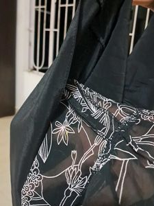 Black frill dress