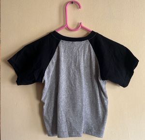 Gray &amp; Black T-Shirt