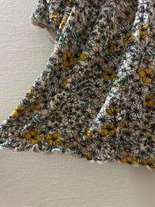 Ajio Top &amp; Black A-Line Midi Skirt