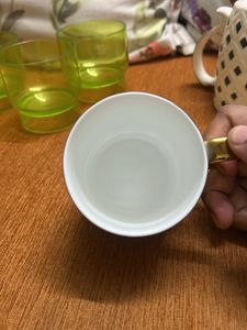 Cups N Green Glasses