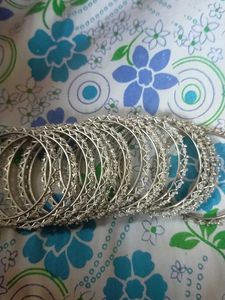 Silver Bangle Set