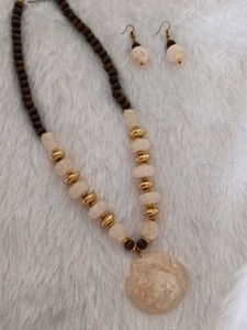 Handmade Statement Necklace & Earring Set