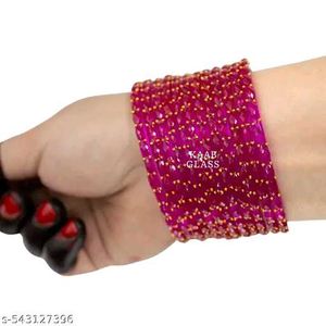 New Rain Drop Glass Bangles