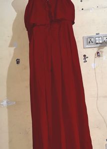 Red Spaghetti Strap Dress