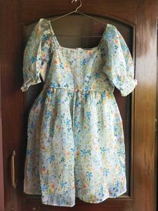 Organza Floral Midi