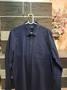 Peter England Navy Blue Shirt