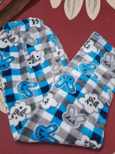 Cute Bunny Print Lounge Winter Night Suit