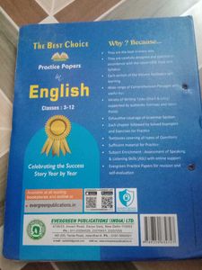 Evergreen English Practice Paper