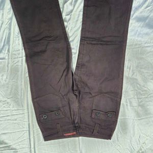 low waist / Brown straight pants /y2k retro
