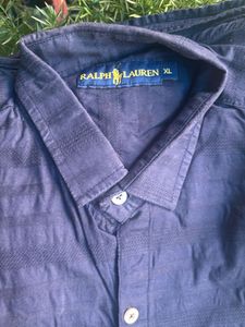 Ralph Lauren XL Blue Button-Down Shirt