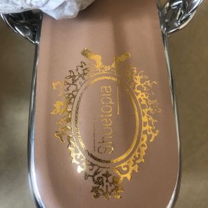 New Silver Formal Heels