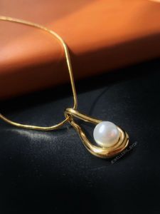 18 K Gold Plated Pearls Nacklace