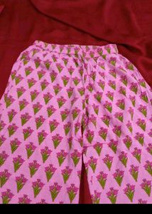 Cute &amp; Comfy Pink Floral Pajama Set