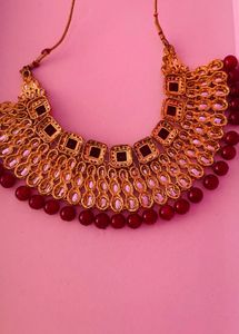 Mehrum Kundan Set For Wedding Festival