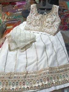 White Lehenga Choli Set