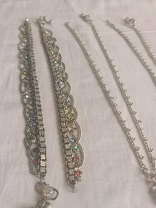 3 Pair of Anklet Set