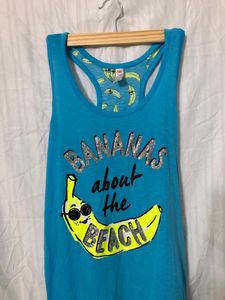 Justice Blue Tank Top