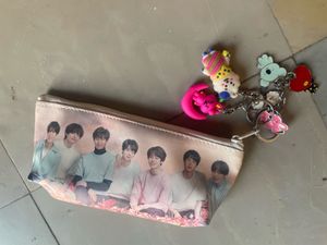 BTS Pouches, keychains