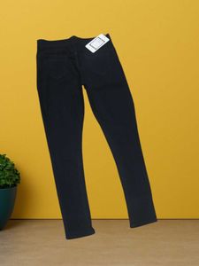 N@83 Size-28 Dark Black Jeans