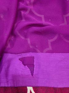 Heavy Green Amd Violet Saree