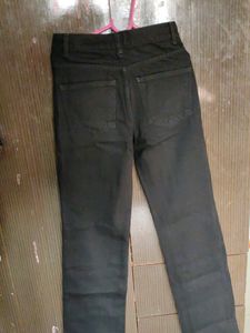 Zara High-waisted Black Straight Fit Jeans