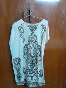 Cream Poncho Tunic