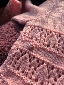 Handmade Pink Knit Dress