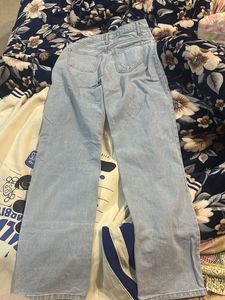 Ripped Light Wash Denim Jeans