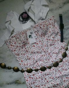 Floral Midi Sundress with Ties