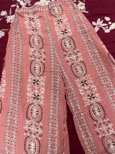 Crop Top Palazzo Set