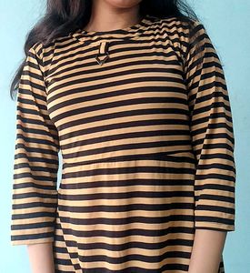 Striped Casual Fit &amp; Flare Dress ☀️