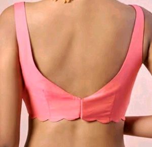 v neck blouse padded