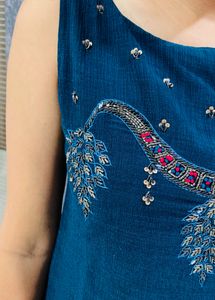 Zari Work Kurta💙