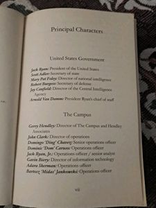 Fictional Book Tom Clancy&#39;s Point Of Contact