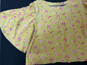 flower printed top